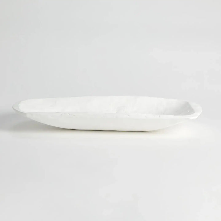 GLOBAL VIEWS FAUX TIMBER RECTANGULAR BOWL - Decorative Accents