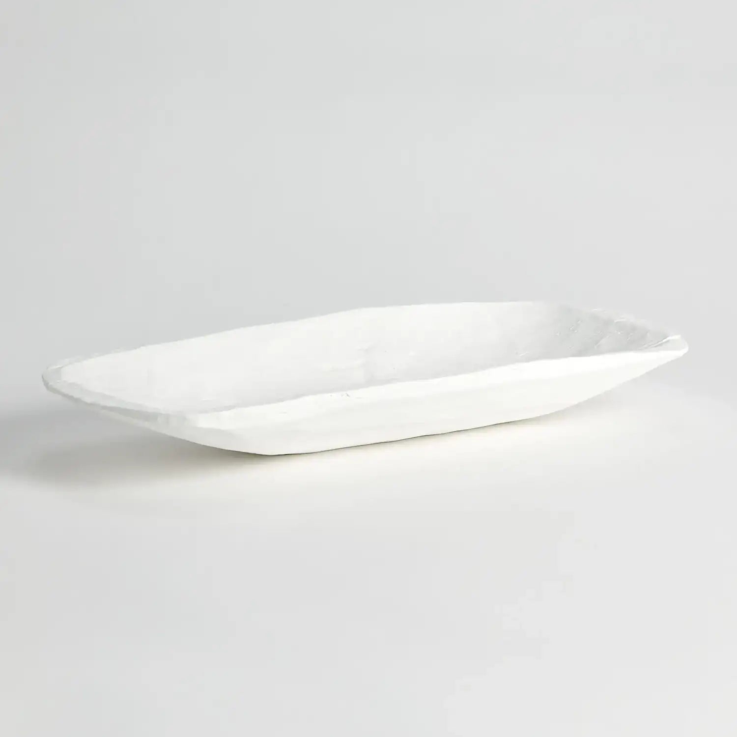 GLOBAL VIEWS FAUX TIMBER RECTANGULAR BOWL - Decorative Accents