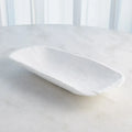 GLOBAL VIEWS FAUX TIMBER RECTANGULAR BOWL - Decorative Accents