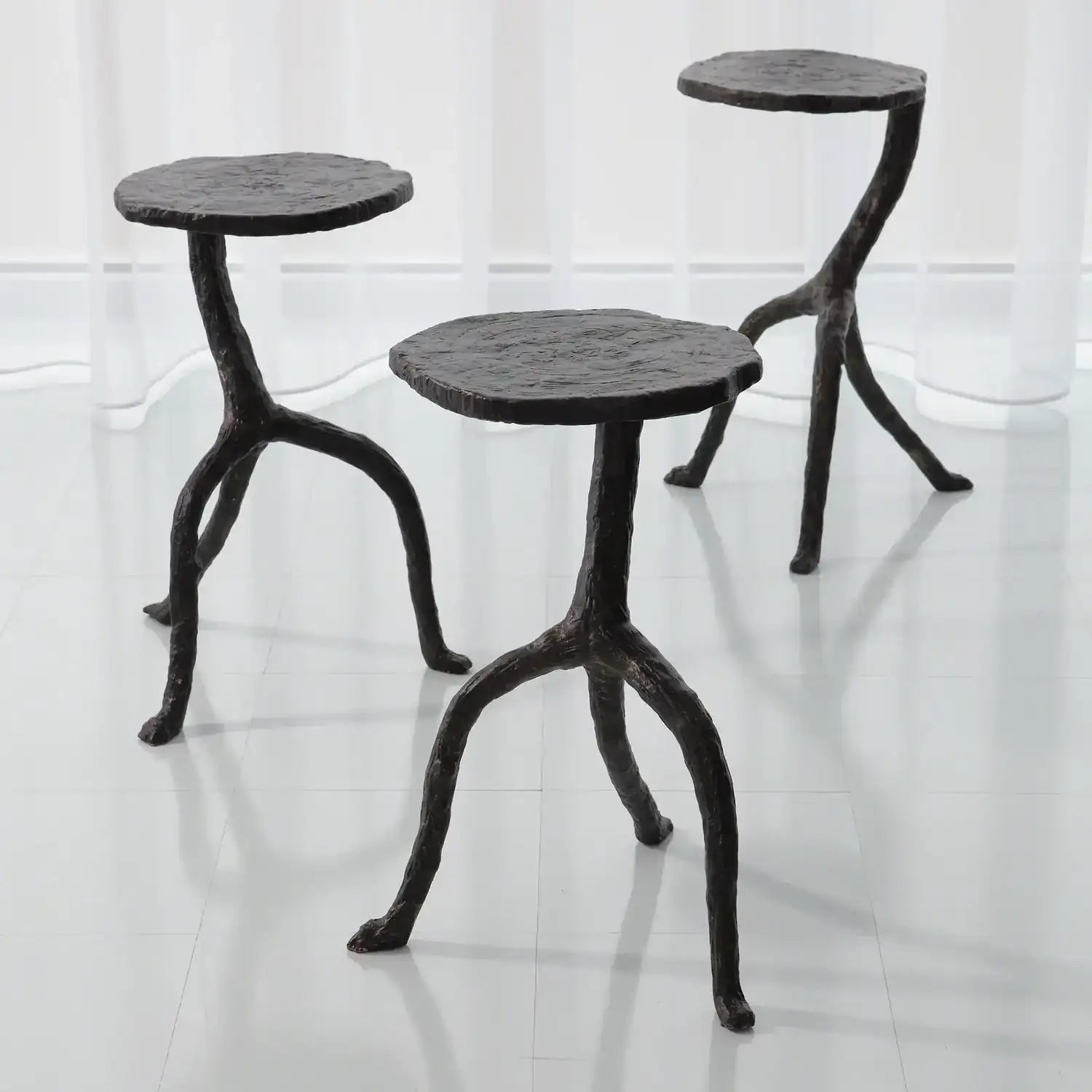 GLOBAL VIEWS WALKING STICKS TABLE - Side