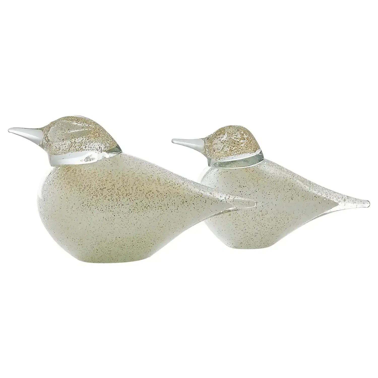 GLOBAL VIEWS GRANILLA GLASS BIRD - Art