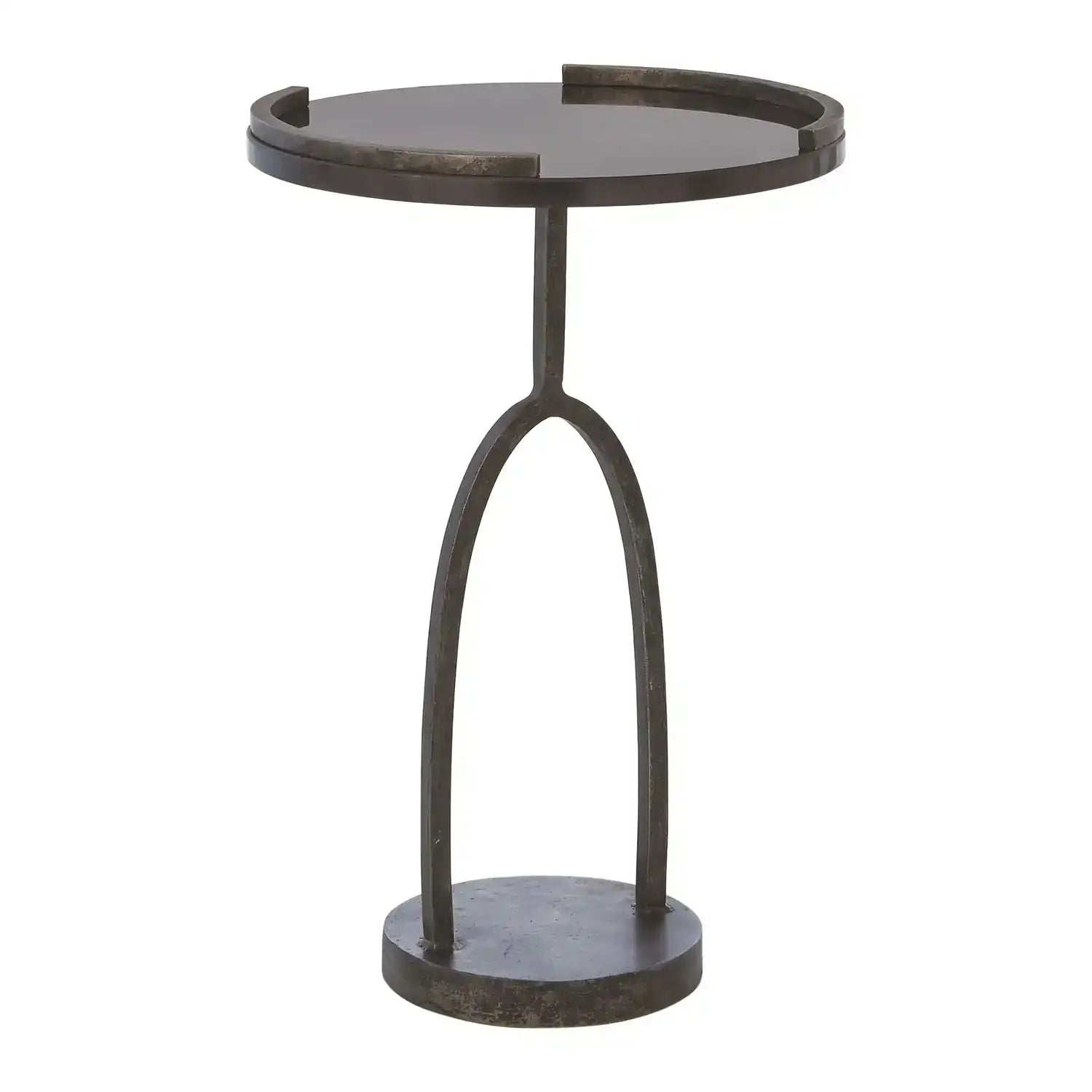 GLOBAL VIEWS WISHBONE ACCENT TABLE - Side