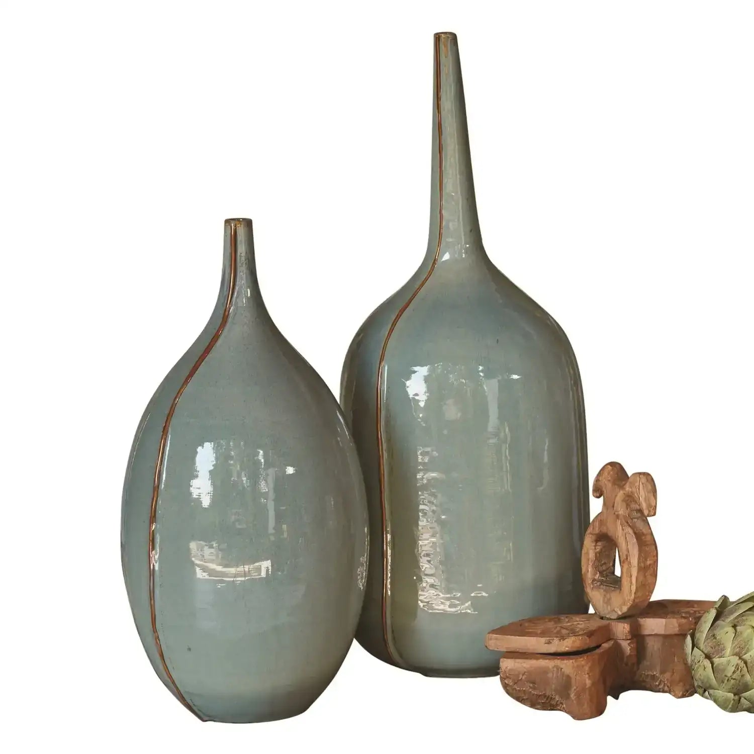 GLOBAL VIEWS MILO VASE - Decorative Accents
