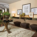GLOBAL VIEWS LOTUS DINING TABLE W/60