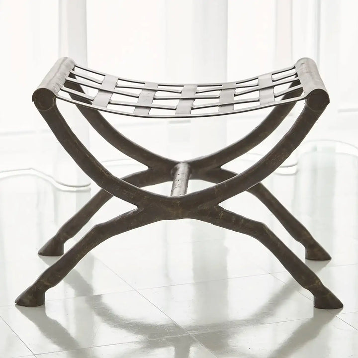 GLOBAL VIEWS GIDDY UP BENCH - Benches, Ottoman, Stools