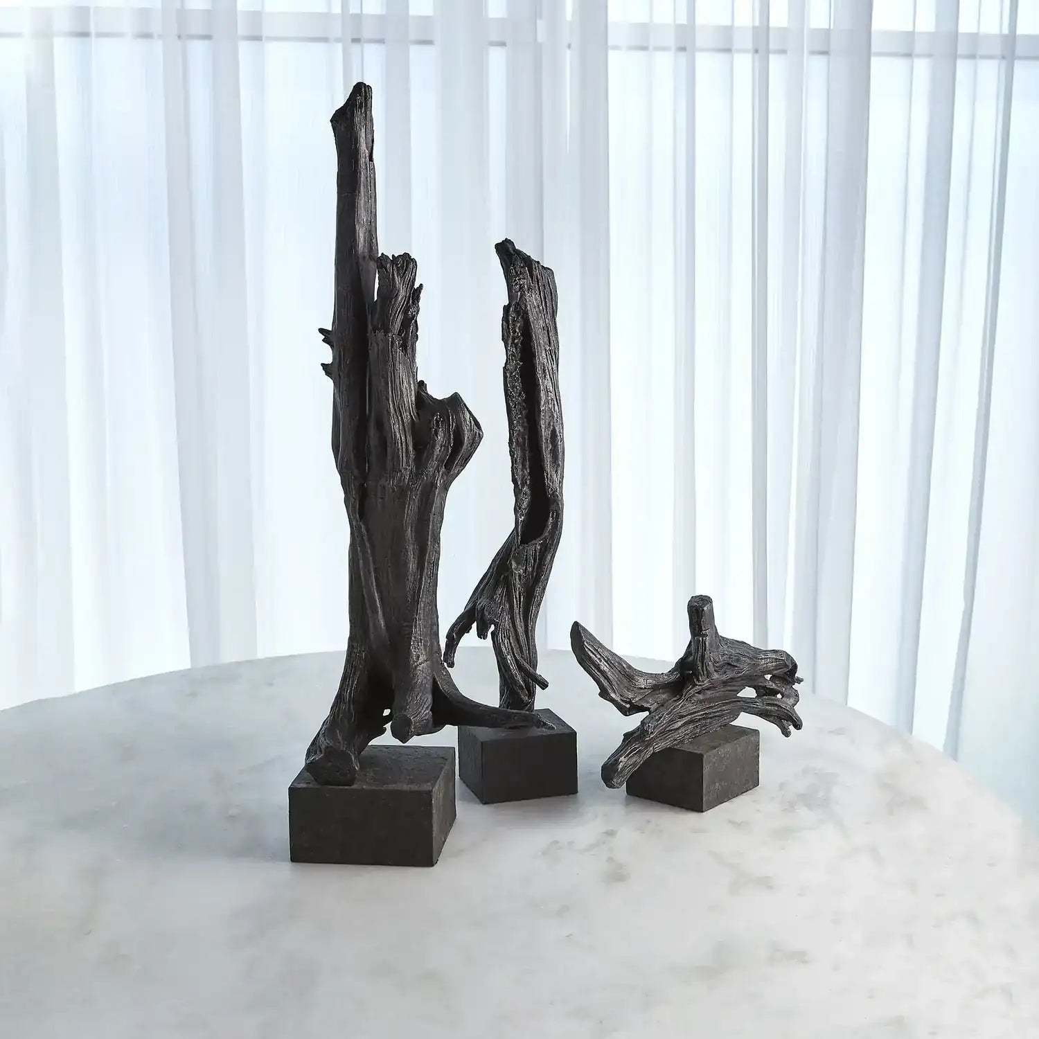 GLOBAL VIEWS IRON DRIFTWOOD SCULPTURE - Decorative Accents