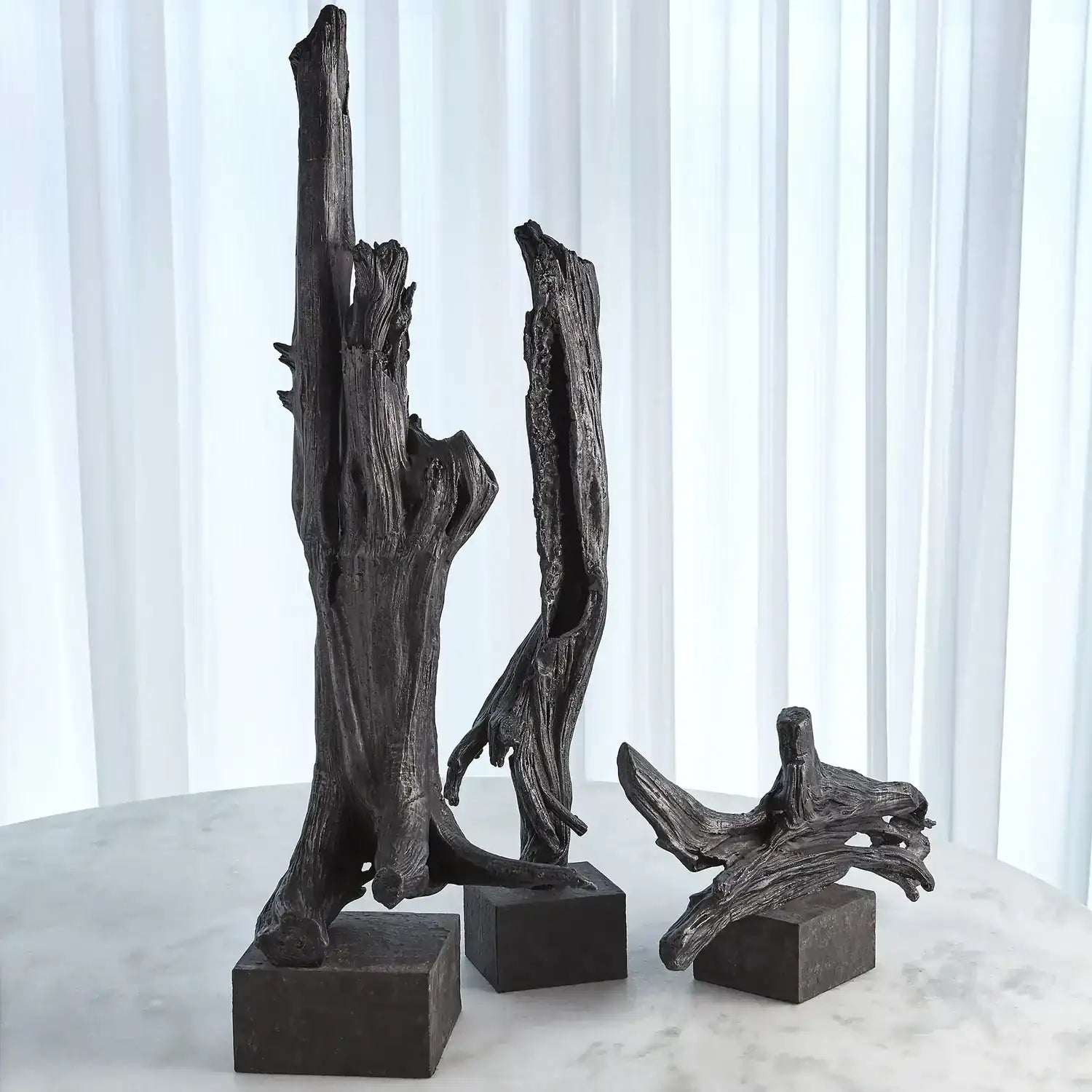 GLOBAL VIEWS IRON DRIFTWOOD SCULPTURE - Decorative Accents