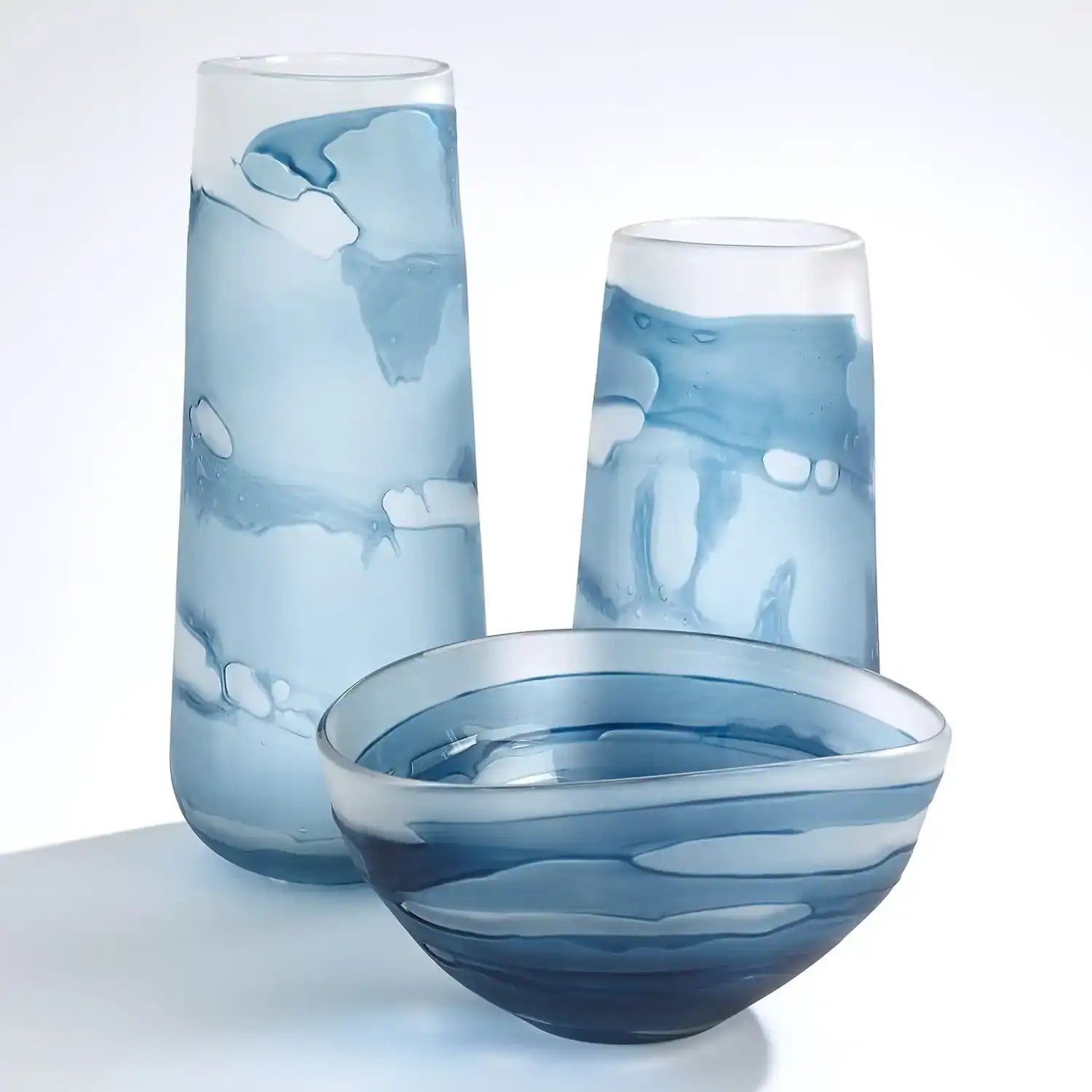 GLOBAL VIEWS GLACIER VASE - Art