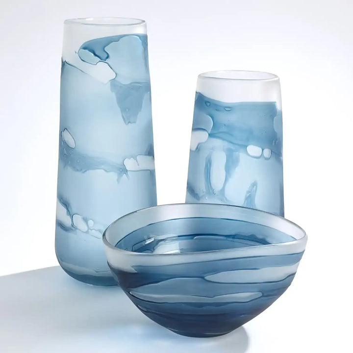 GLOBAL VIEWS GLACIER VASE - Art