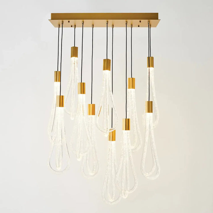 GLOBAL VIEWS LAYERED RAINDROP CHANDELIER | 7.80643 - DO NOT SHOW ON WEBSITE