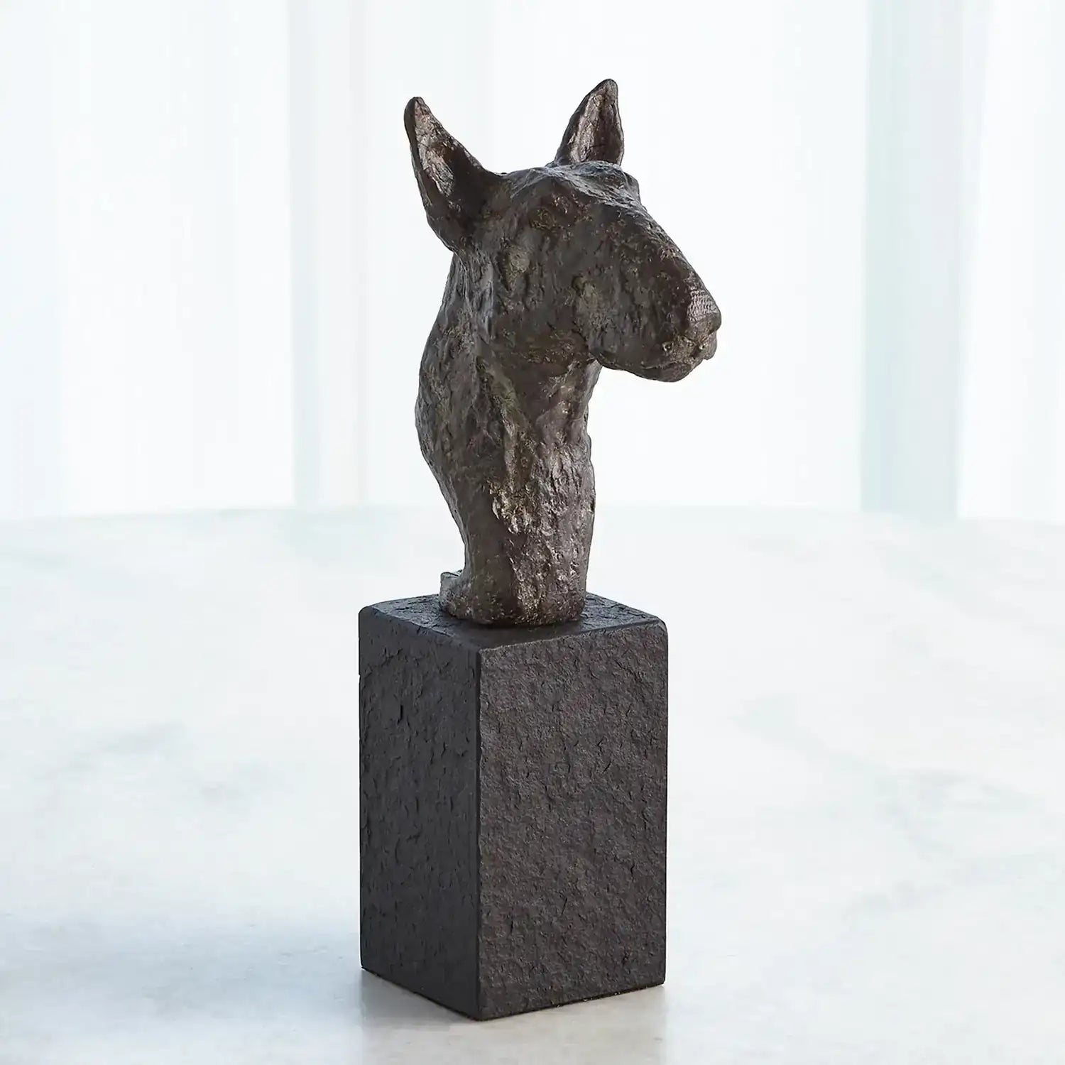 GLOBAL VIEWS BULL TERRIER SCULPTURE - Decorative Accents