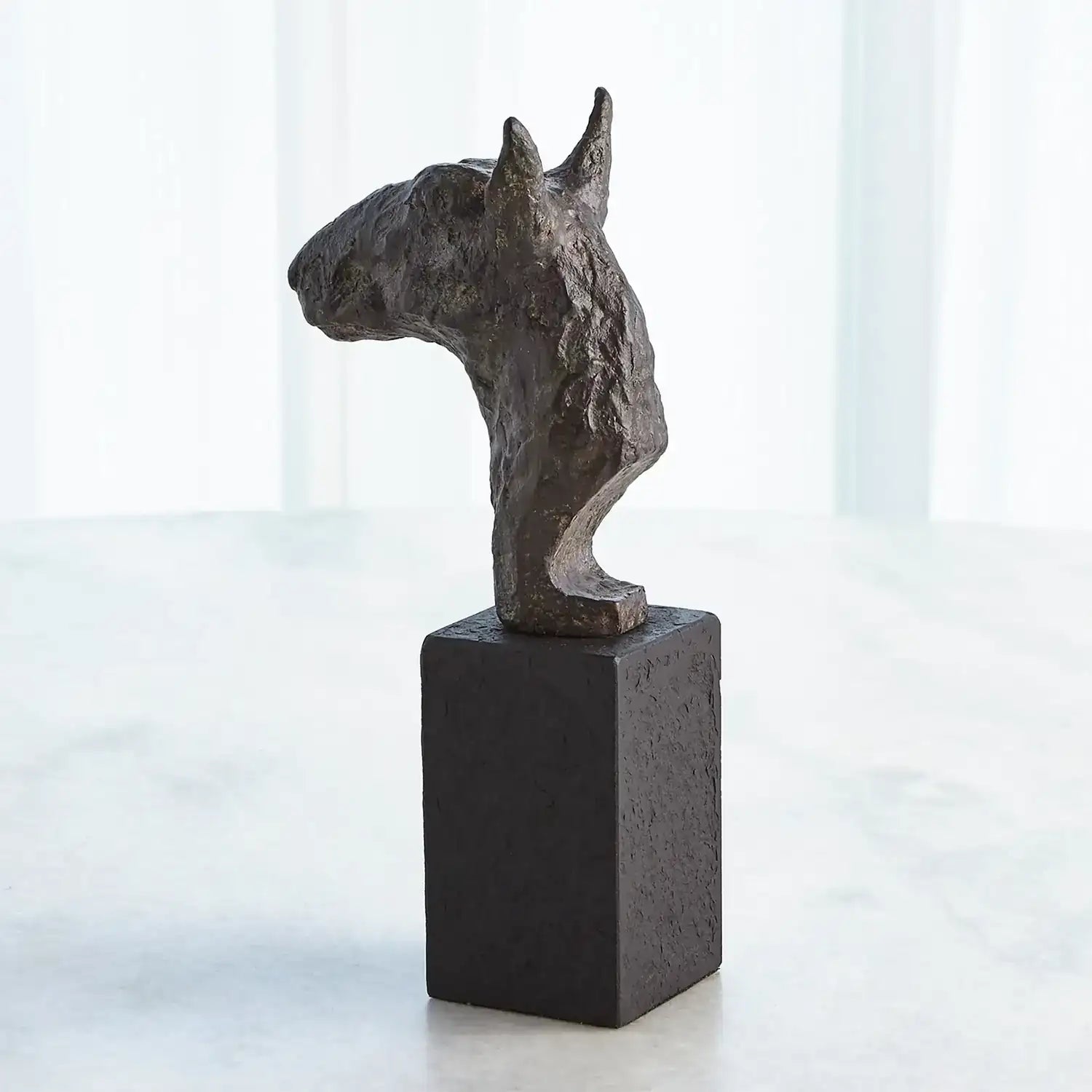 GLOBAL VIEWS BULL TERRIER SCULPTURE - Decorative Accents