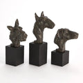 GLOBAL VIEWS BULL TERRIER SCULPTURE - Decorative Accents