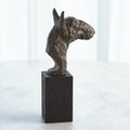 GLOBAL VIEWS BULL TERRIER SCULPTURE - Decorative Accents