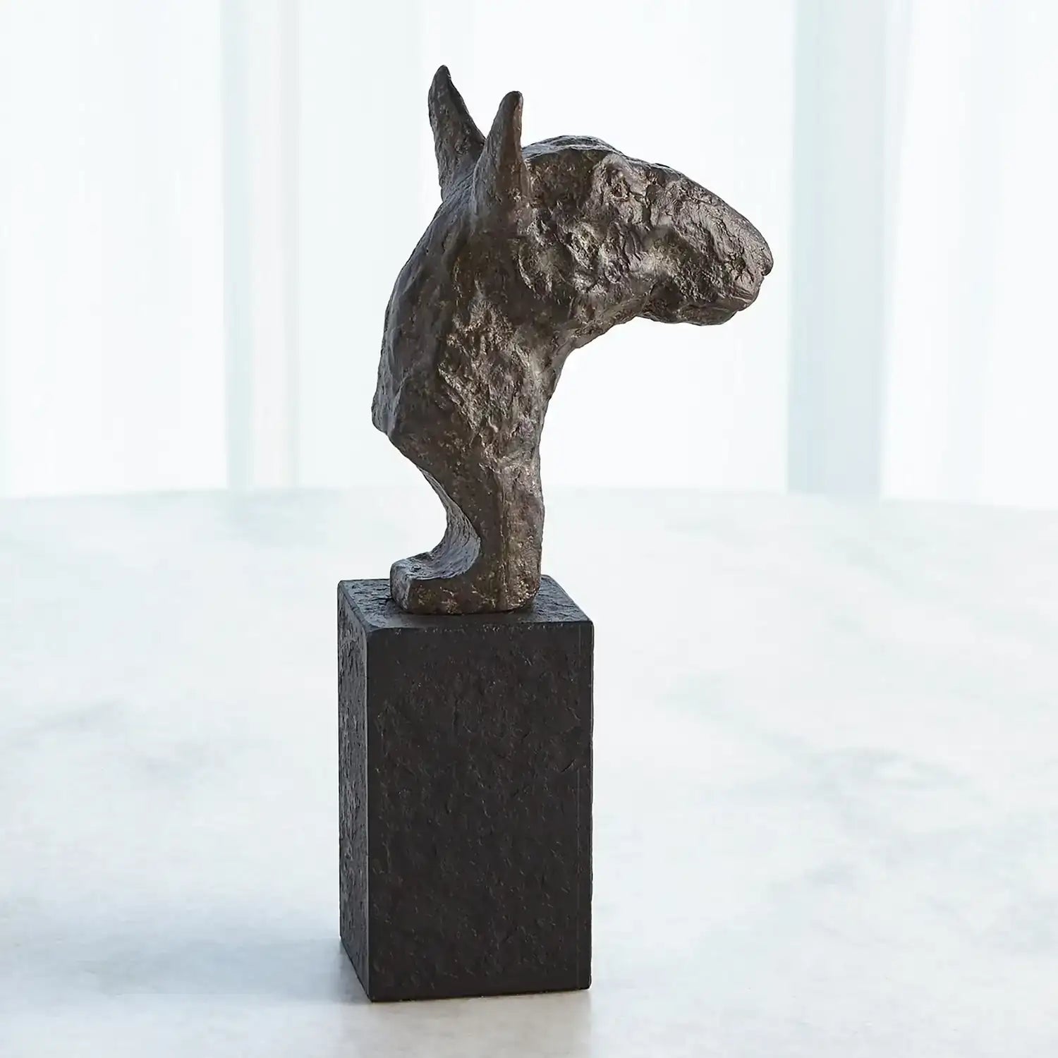 GLOBAL VIEWS BULL TERRIER SCULPTURE - Decorative Accents