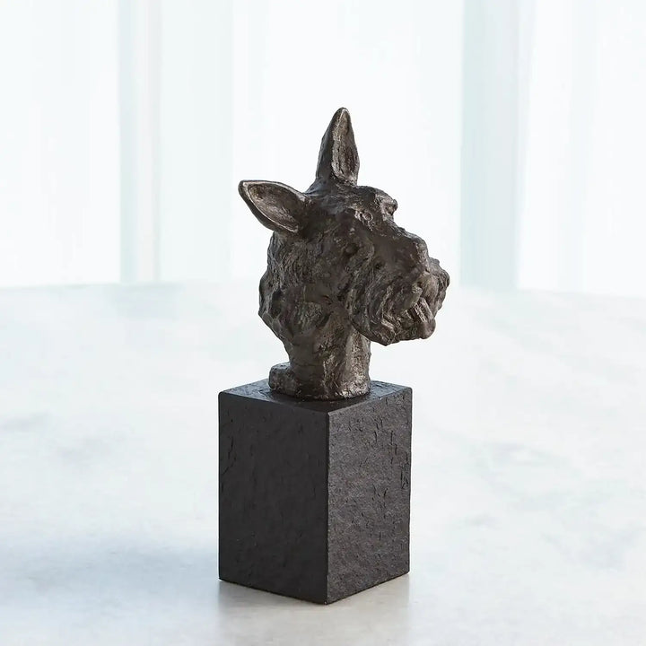 GLOBAL VIEWS SCOTTISH TERRIER SCULPTURE - Decorative Accents