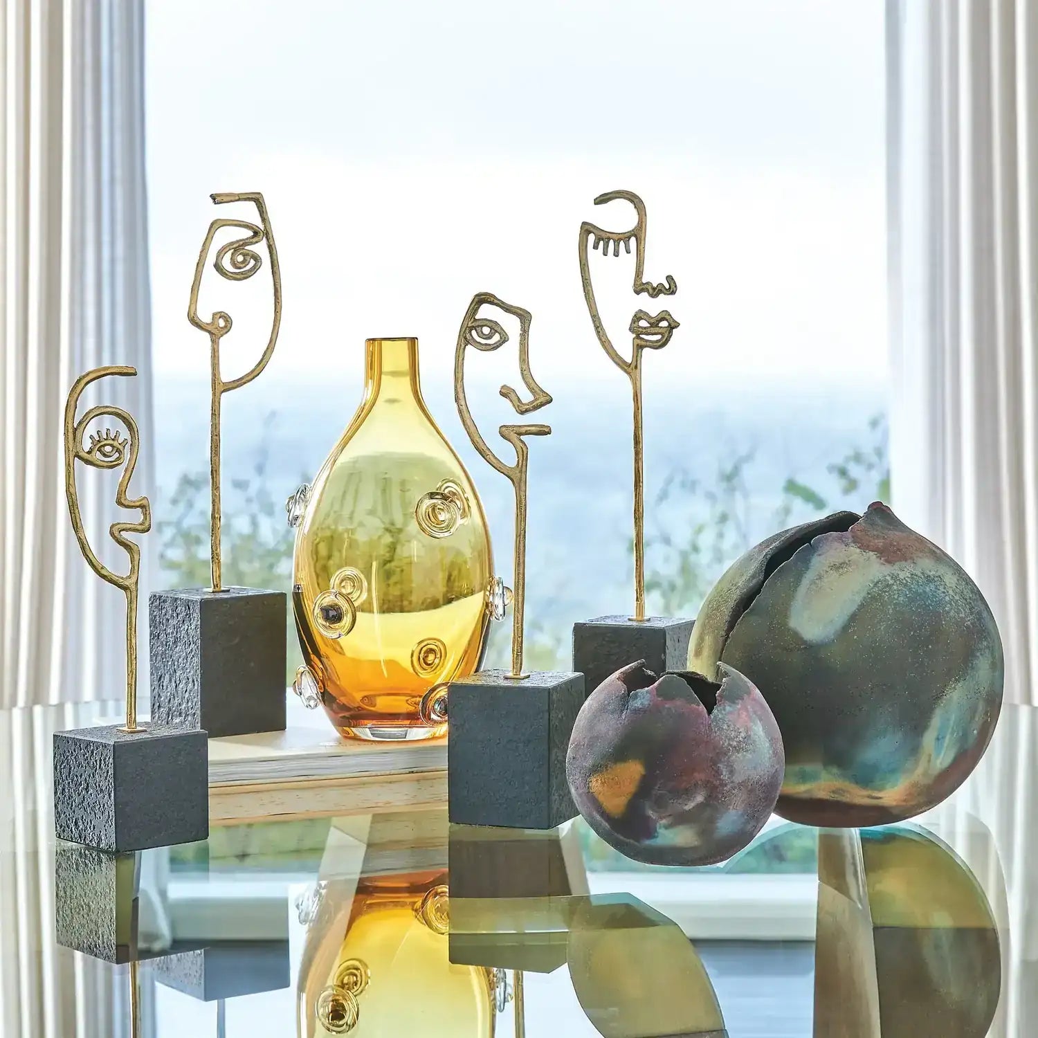 GLOBAL VIEWS SCRIBBLE SCULPTURE MOTHER - Decorative Accents