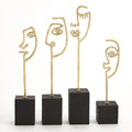 GLOBAL VIEWS SCRIBBLE SCULPTURE FATHER - Decorative Accents