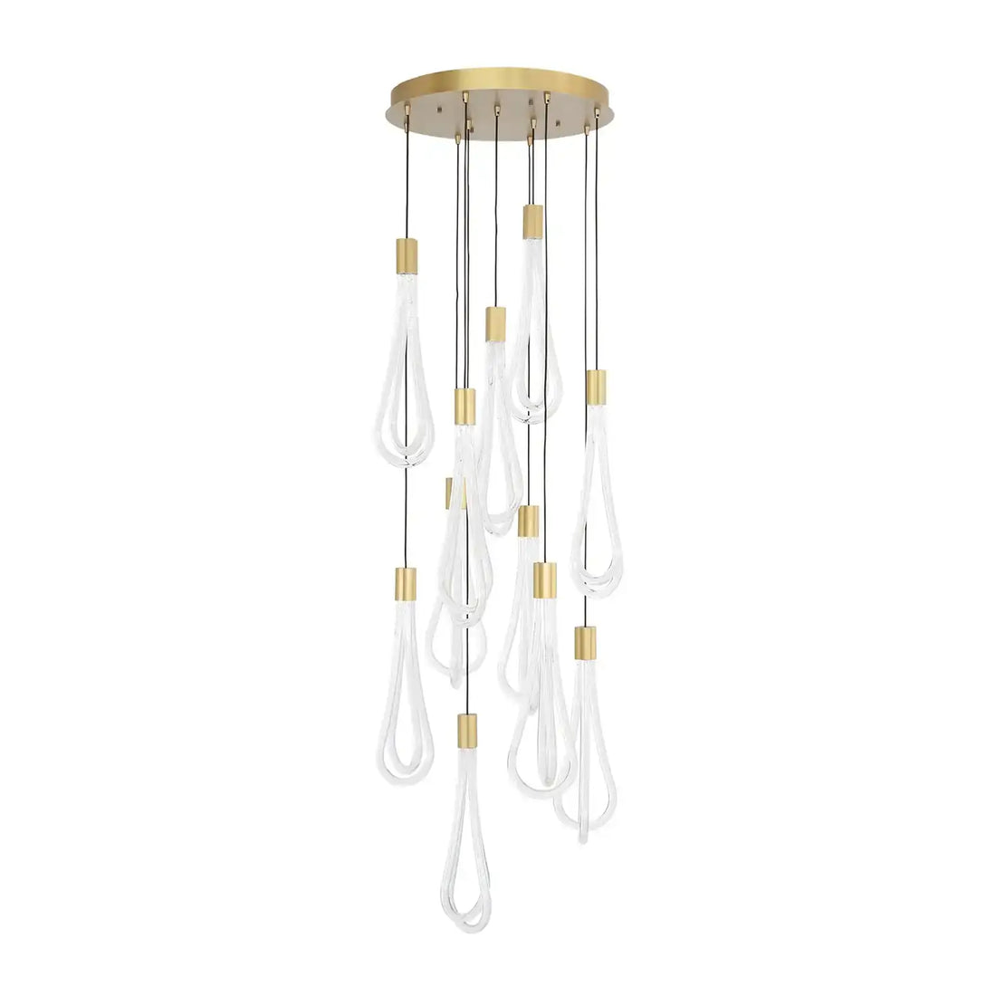 GLOBAL VIEWS ROUND LAYERED RAINDROP CHANDELIER | 7.80678 - DO NOT SHOW ON WEBSITE