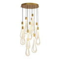 GLOBAL VIEWS ROUND LAYERED RAINDROP CHANDELIER | 7.80678 - DO NOT SHOW ON WEBSITE