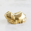 GLOBAL VIEWS SOLID BRASS FROG BOX - Decorative Accents