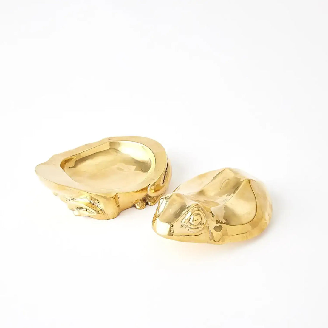 GLOBAL VIEWS SOLID BRASS FROG BOX - Decorative Accents