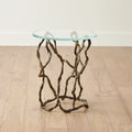 GLOBAL VIEWS TWISTWOOD ACCENT TABLE - Side