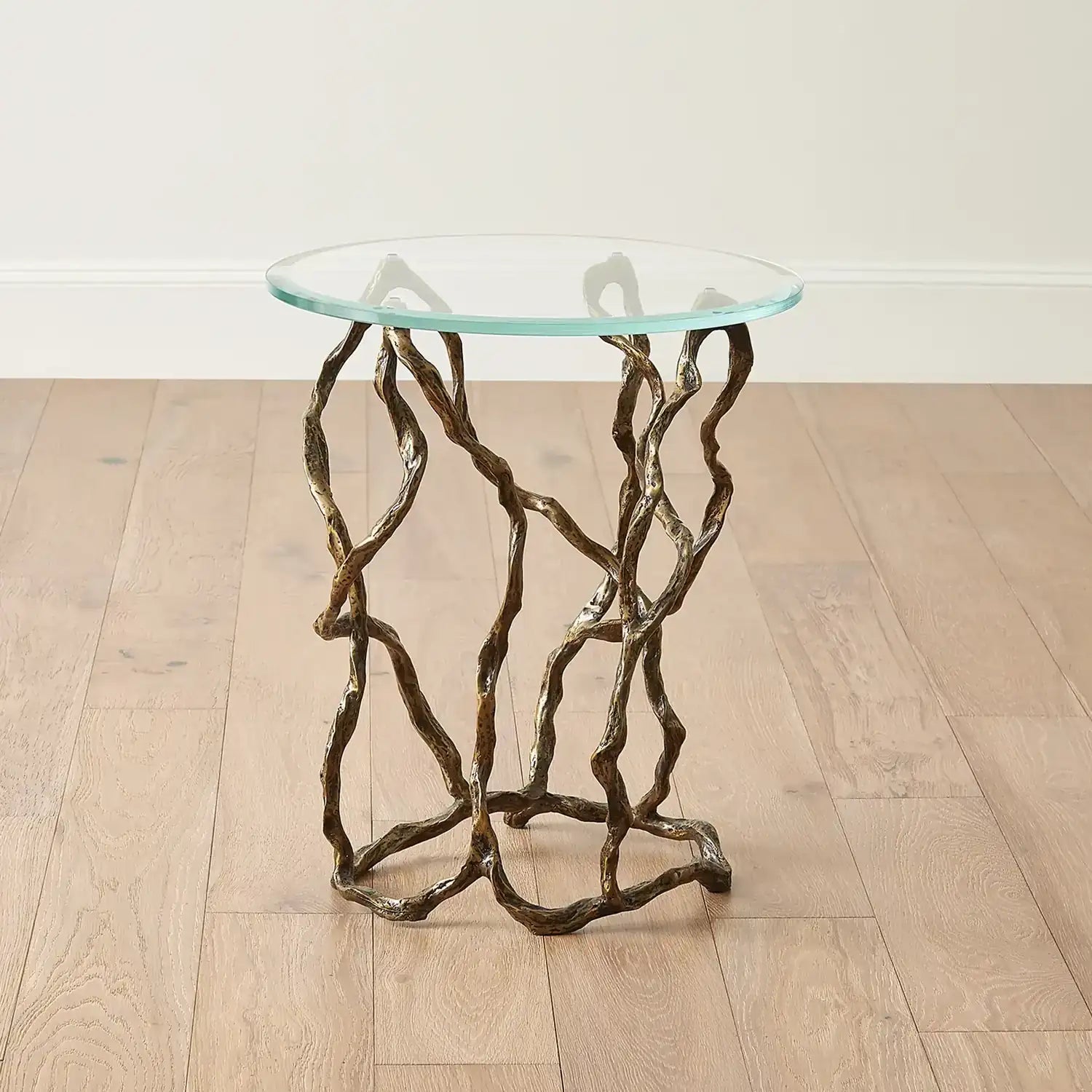 GLOBAL VIEWS TWISTWOOD ACCENT TABLE - Side