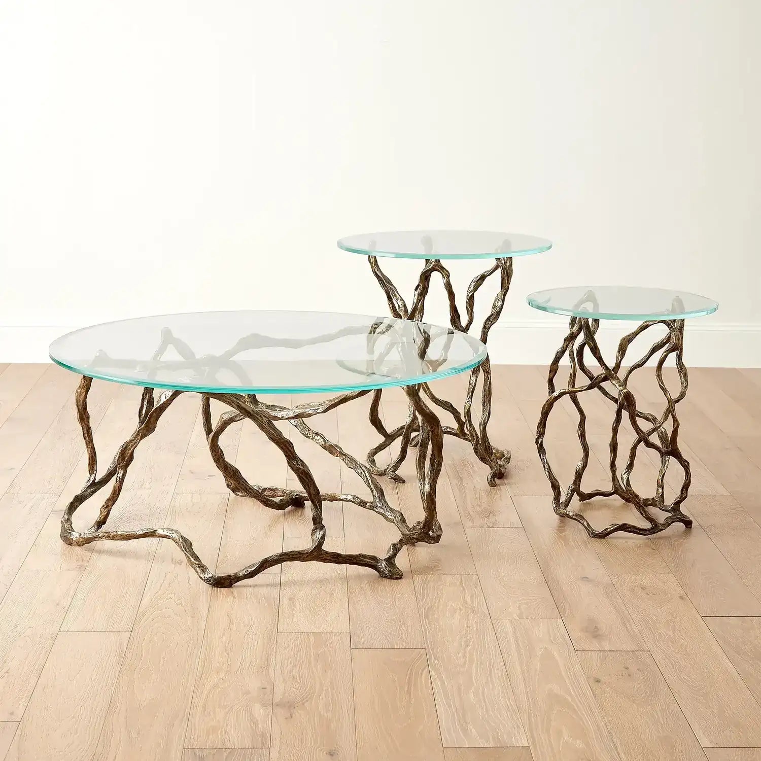 GLOBAL VIEWS TWISTWOOD ACCENT TABLE - Side