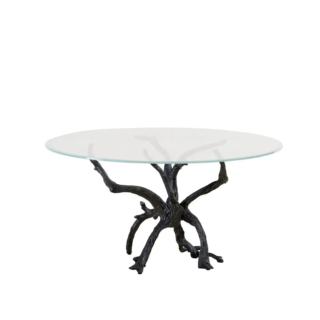 GLOBAL VIEWS MONTEREY DINING TABLE W/60" GLASS TOP - Dinning Tables
