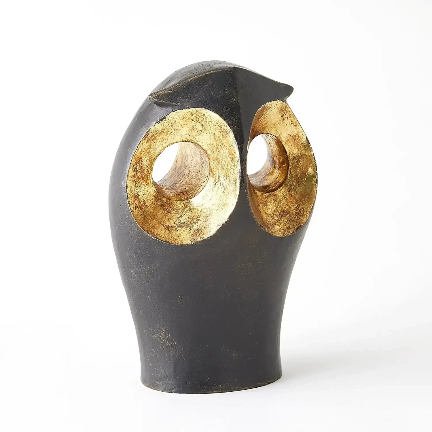 GLOBAL VIEWS GOLD LEAFED OWL - Decorative Accents