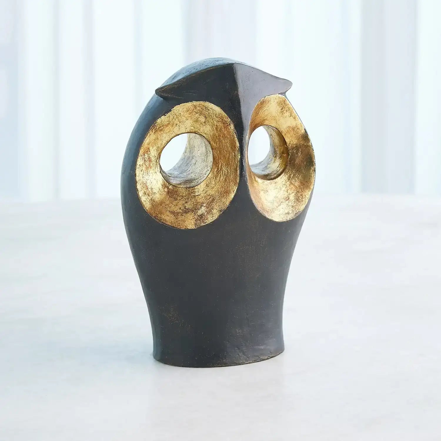 GLOBAL VIEWS GOLD LEAFED OWL - Decorative Accents