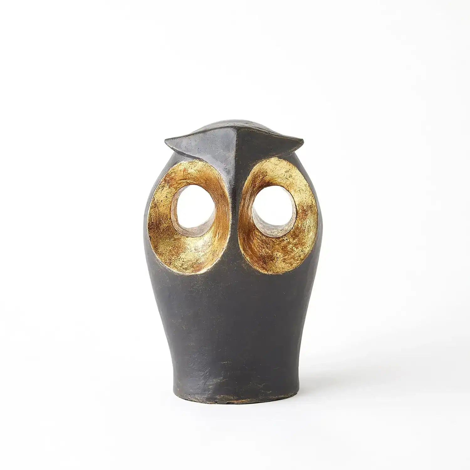 GLOBAL VIEWS GOLD LEAFED OWL - Decorative Accents