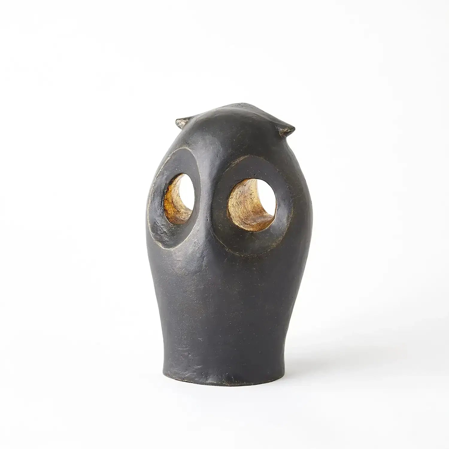 GLOBAL VIEWS GOLD LEAFED OWL - Decorative Accents