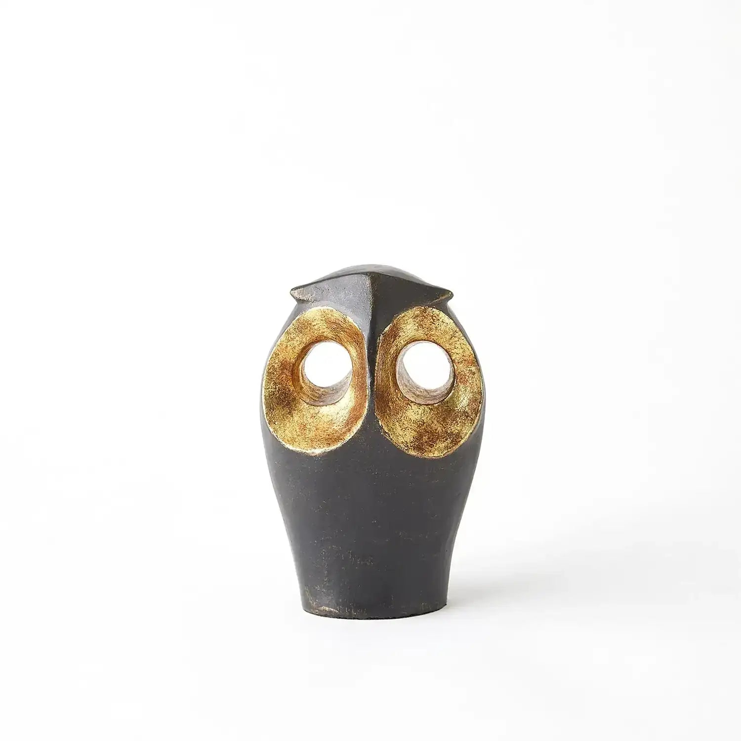 GLOBAL VIEWS GOLD LEAFED OWL - Decorative Accents