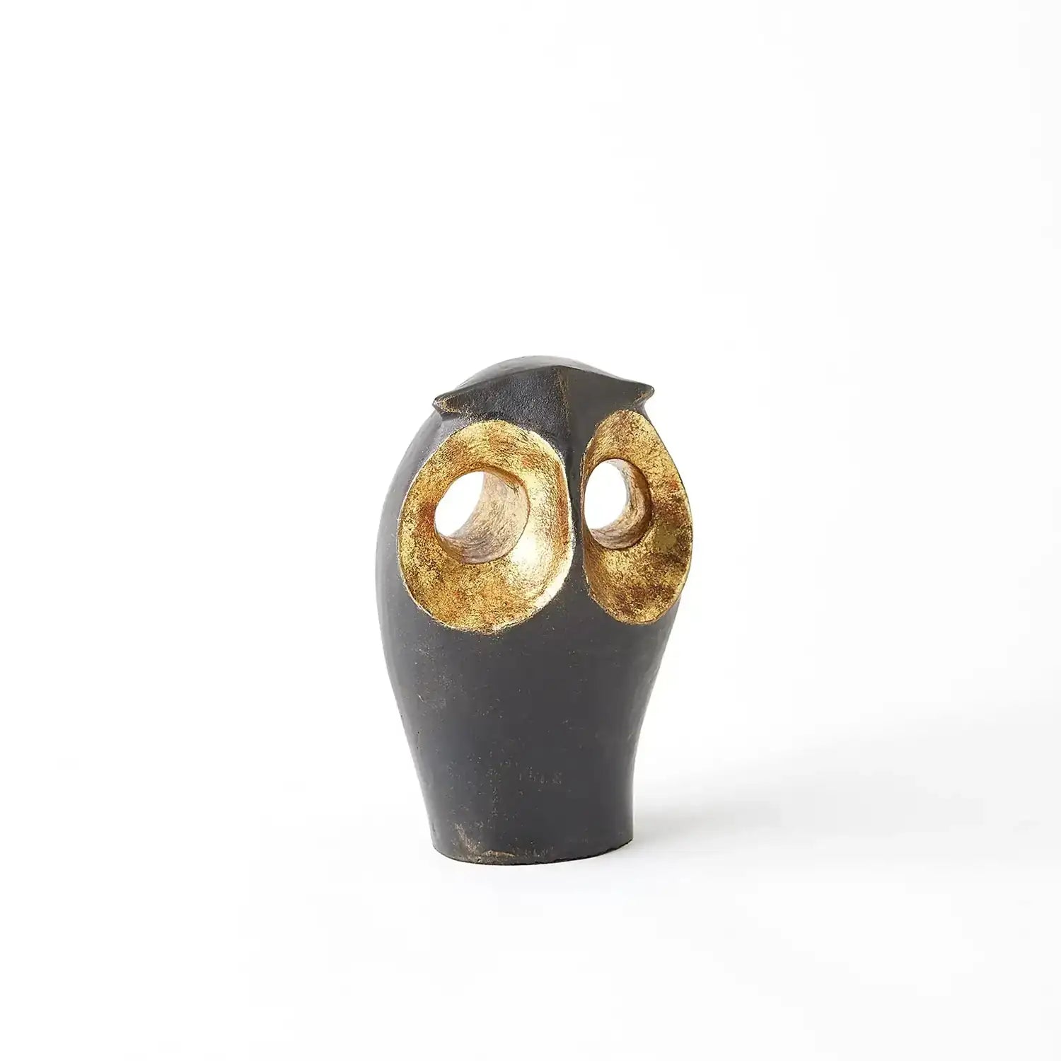 GLOBAL VIEWS GOLD LEAFED OWL - Decorative Accents