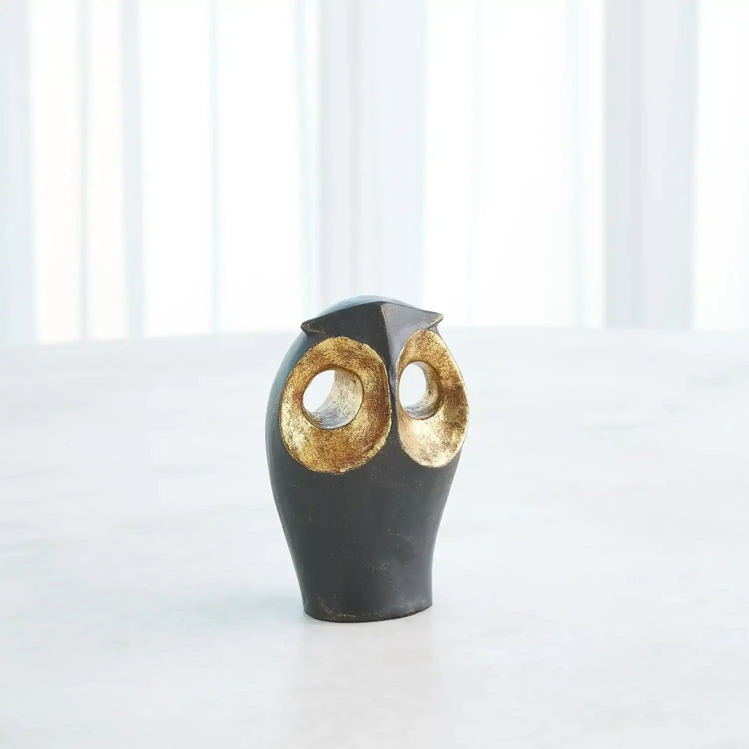 GLOBAL VIEWS GOLD LEAFED OWL - Decorative Accents