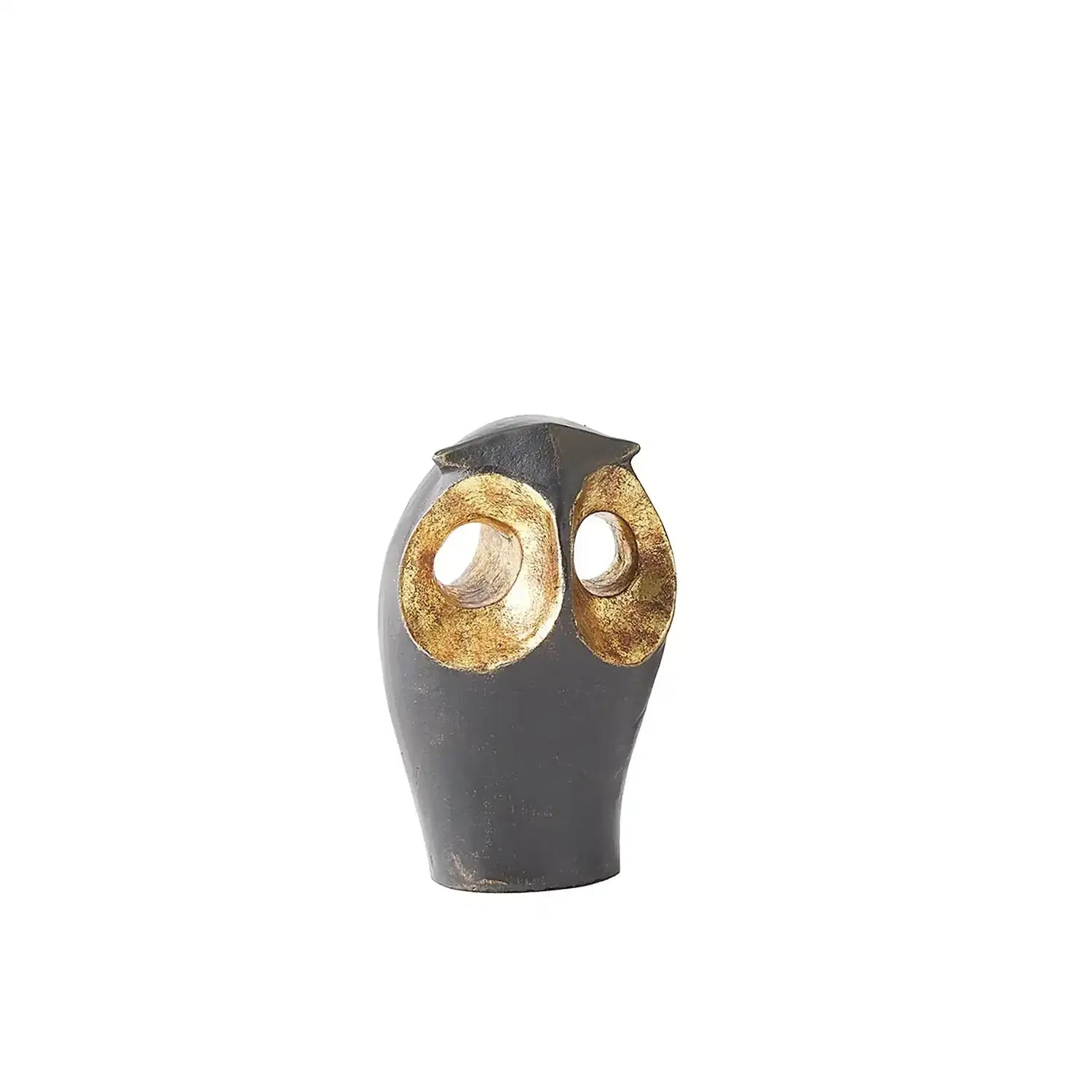 GLOBAL VIEWS GOLD LEAFED OWL - Decorative Accents