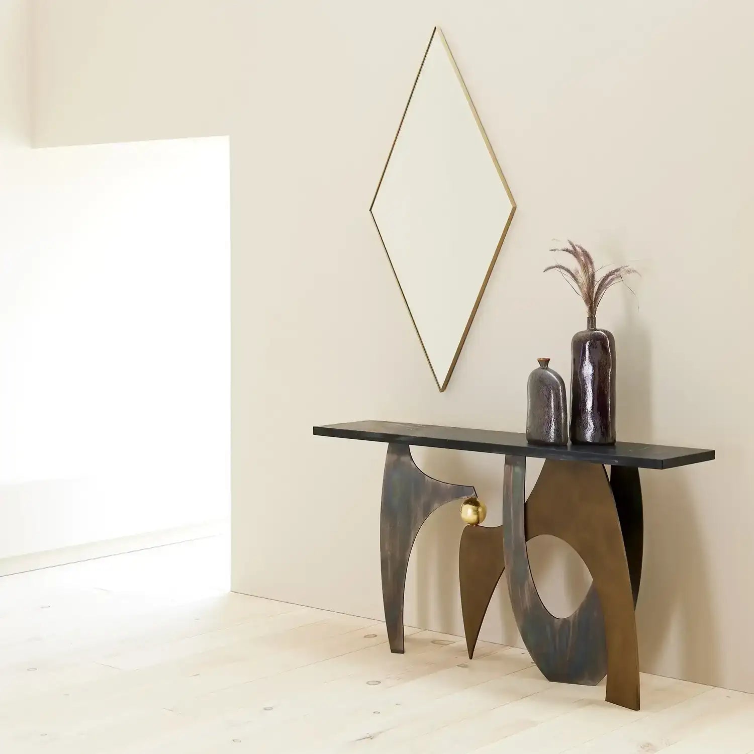 GLOBAL VIEWS ELONGATED DIAMOND MIRROR - Mirrors