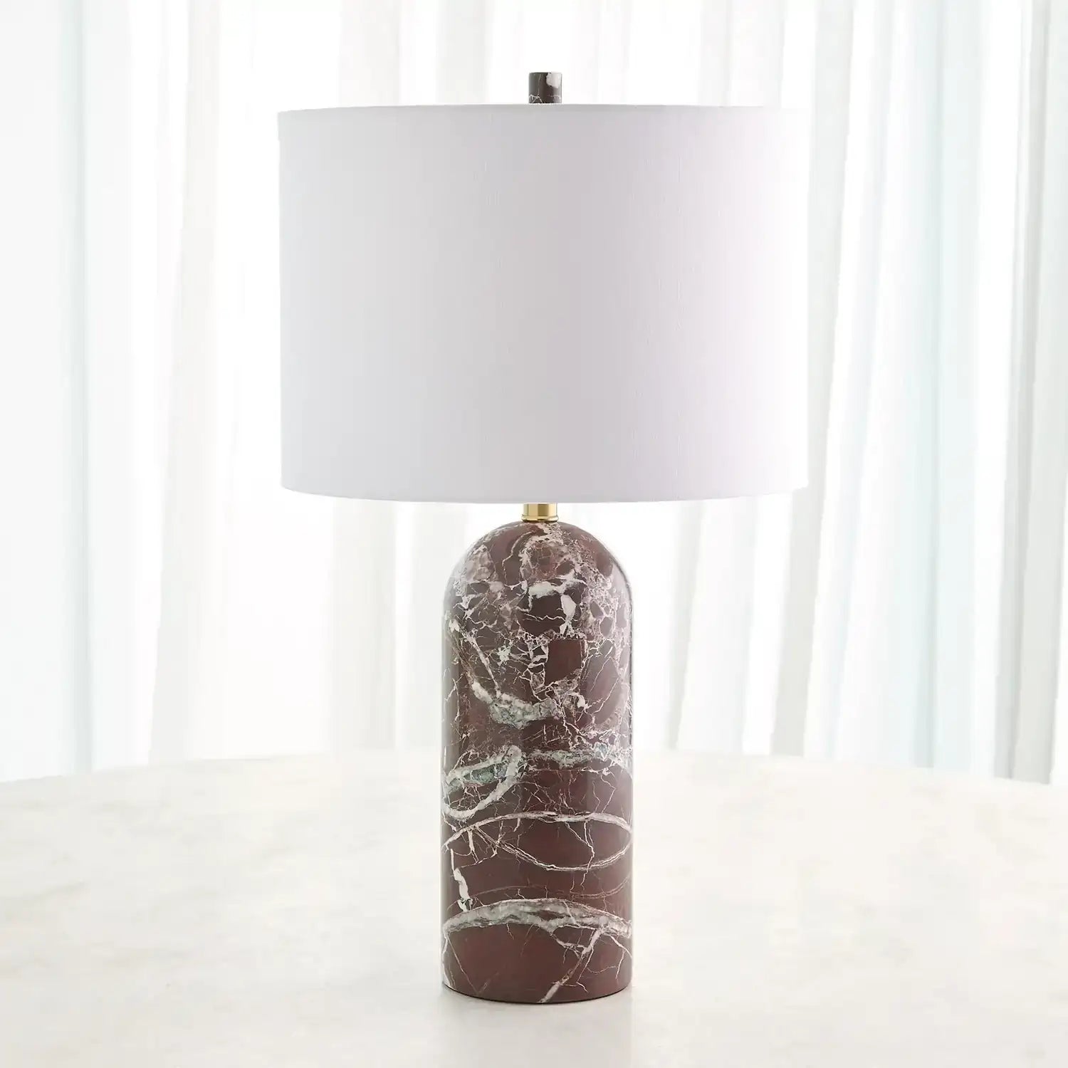 GLOBAL VIEWS, CALLANISH MARBLE LAMP, TABLE LAMPS