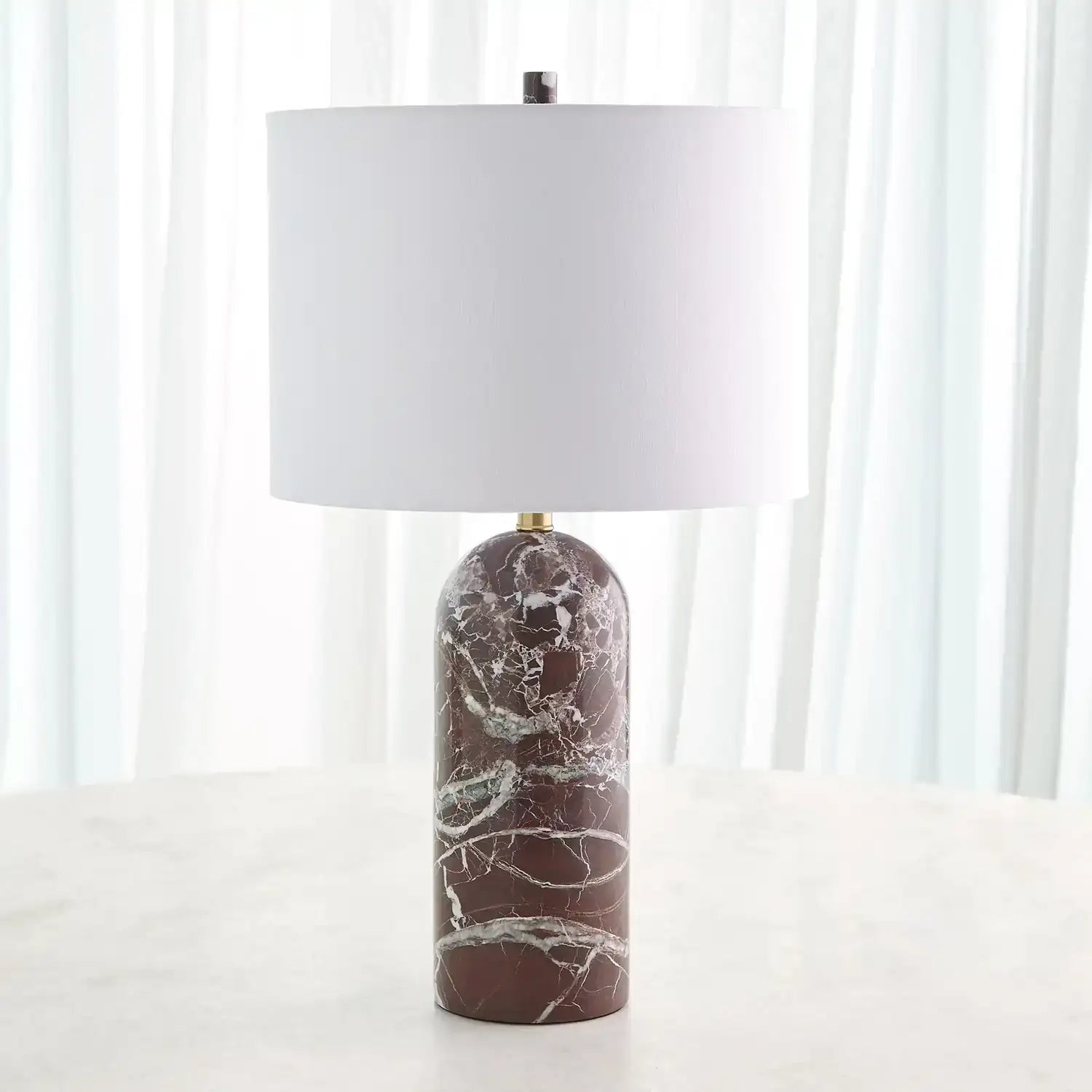 GLOBAL VIEWS, CALLANISH MARBLE LAMP, TABLE LAMPS
