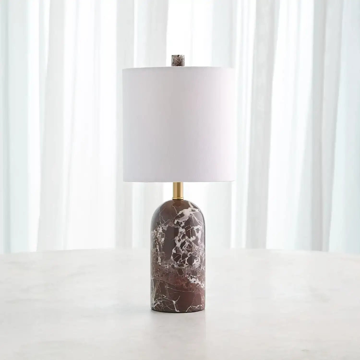 GLOBAL VIEWS, CALLANISH MARBLE LAMP, TABLE LAMPS