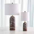 GLOBAL VIEWS, CALLANISH MARBLE LAMP, TABLE LAMPS
