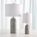GLOBAL VIEWS, CALLANISH MARBLE LAMP, TABLE LAMPS