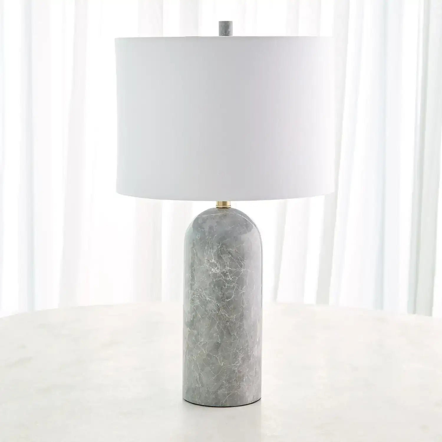 GLOBAL VIEWS, CALLANISH MARBLE LAMP, TABLE LAMPS