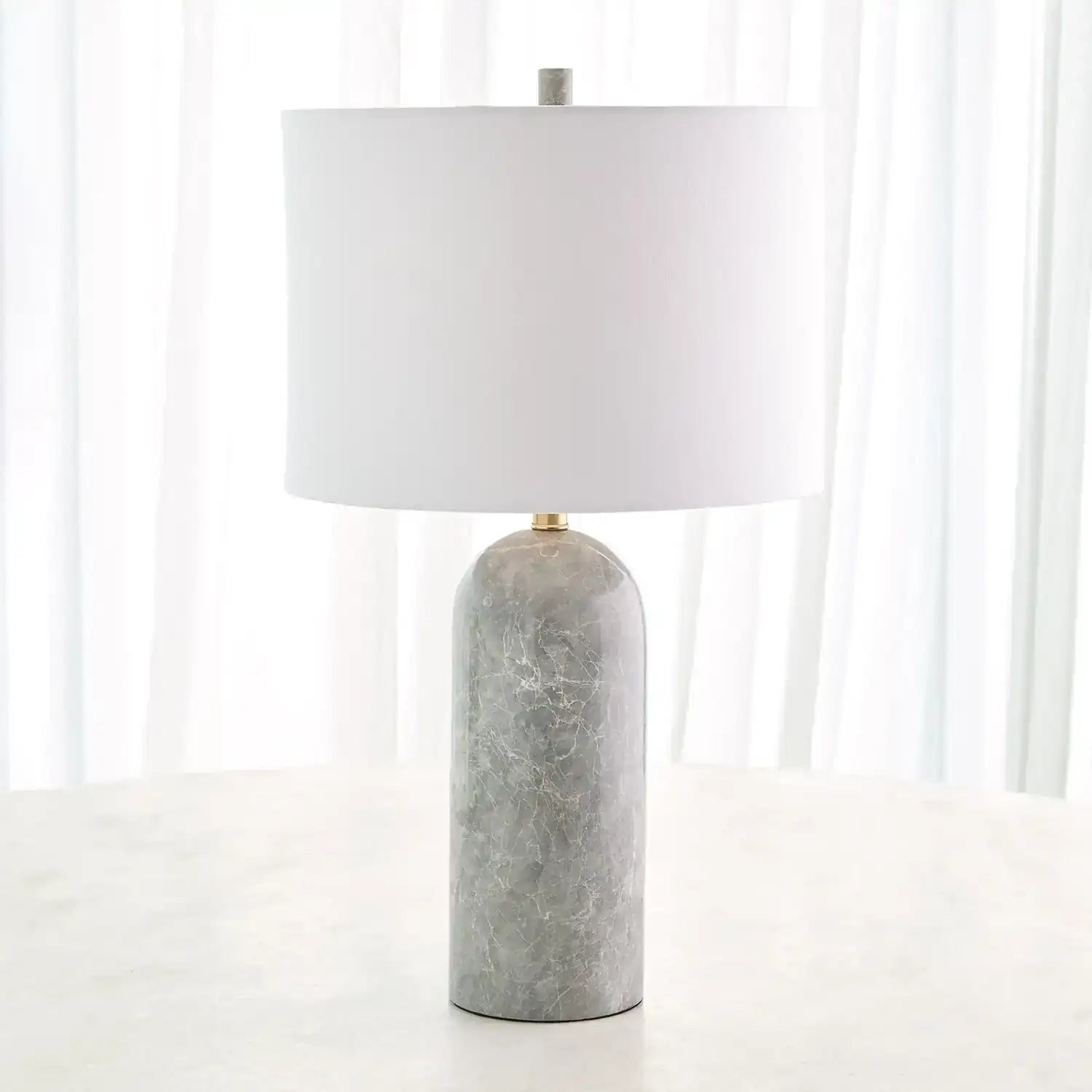 GLOBAL VIEWS, CALLANISH MARBLE LAMP, TABLE LAMPS