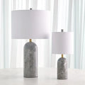 GLOBAL VIEWS, CALLANISH MARBLE LAMP, TABLE LAMPS