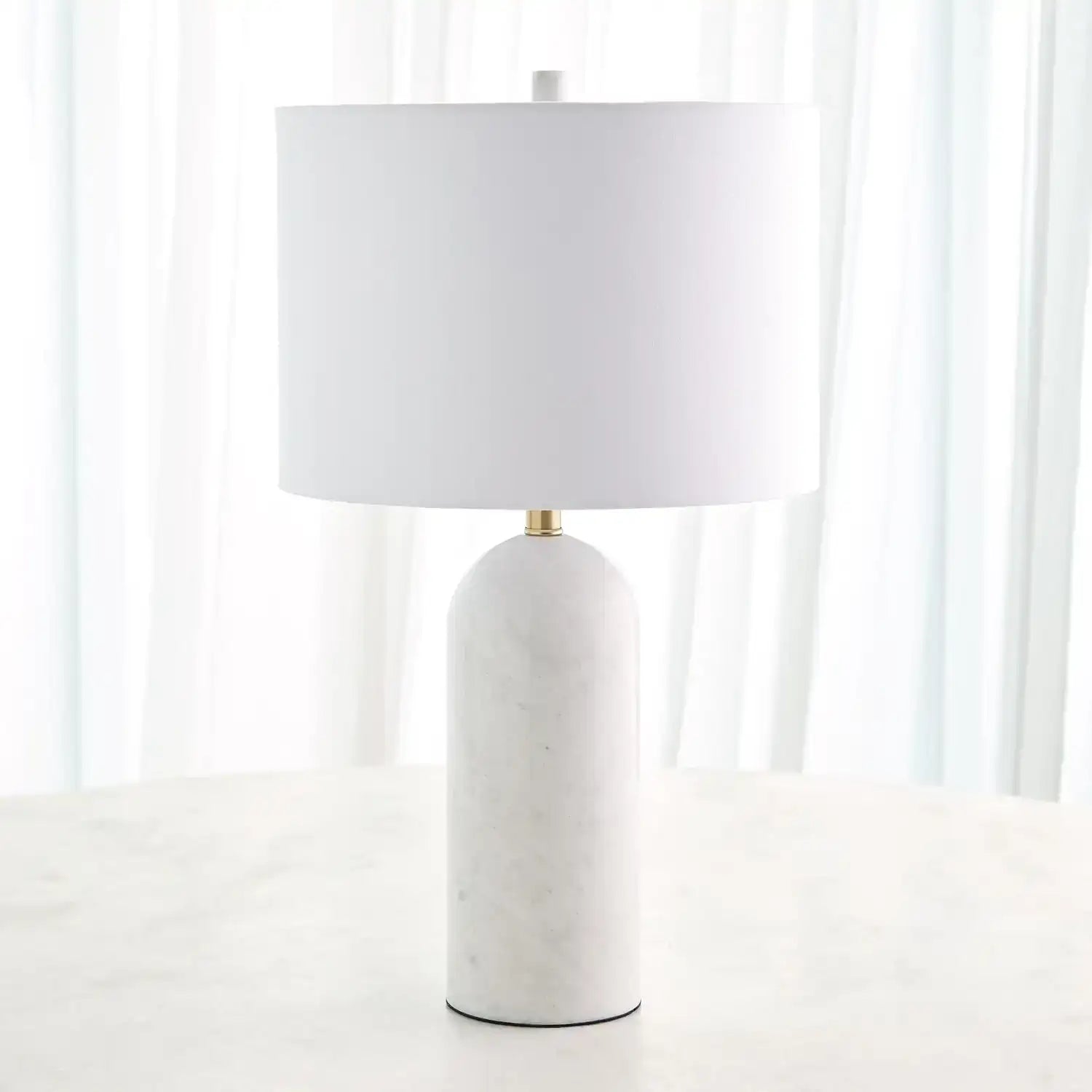 GLOBAL VIEWS, CALLANISH MARBLE LAMP, TABLE LAMPS