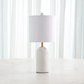 GLOBAL VIEWS, CALLANISH MARBLE LAMP, TABLE LAMPS