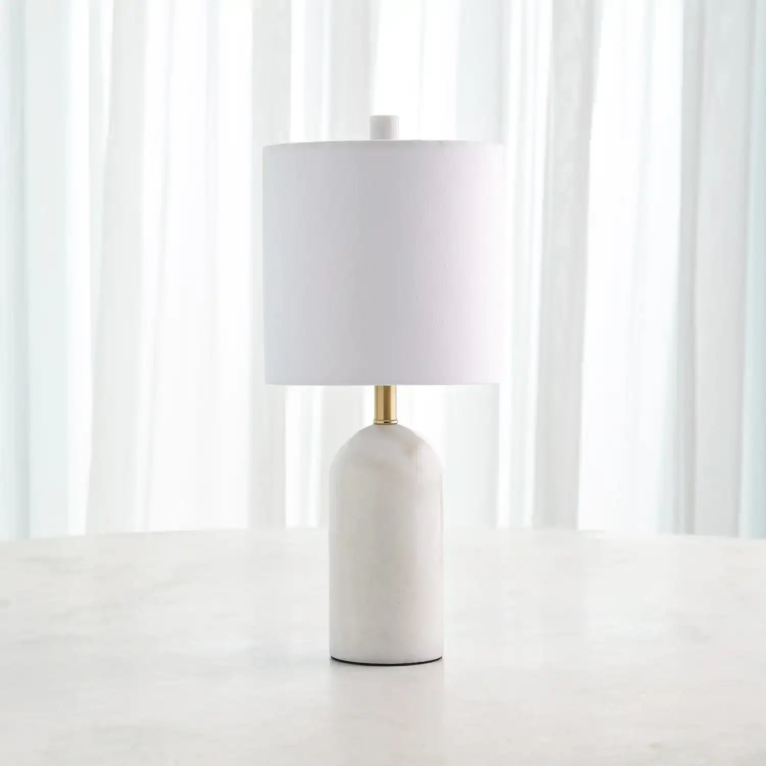 GLOBAL VIEWS, CALLANISH MARBLE LAMP, TABLE LAMPS